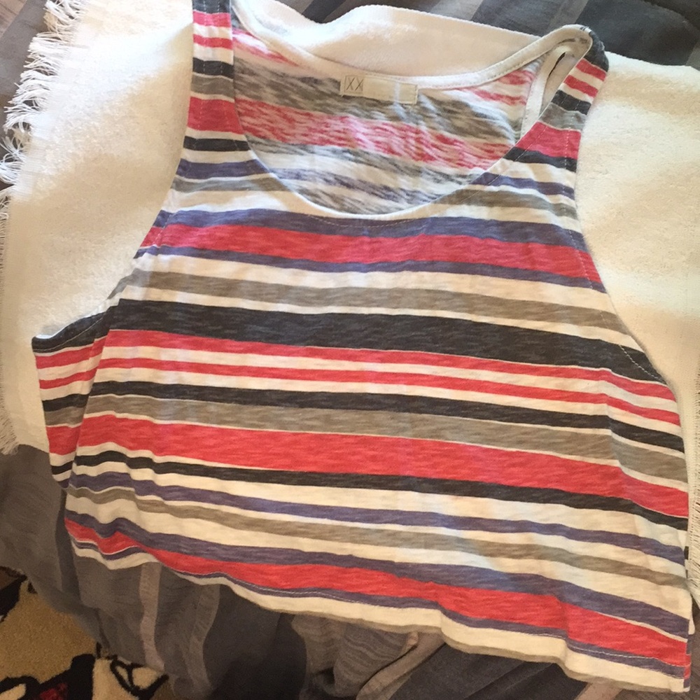 Striped crop top